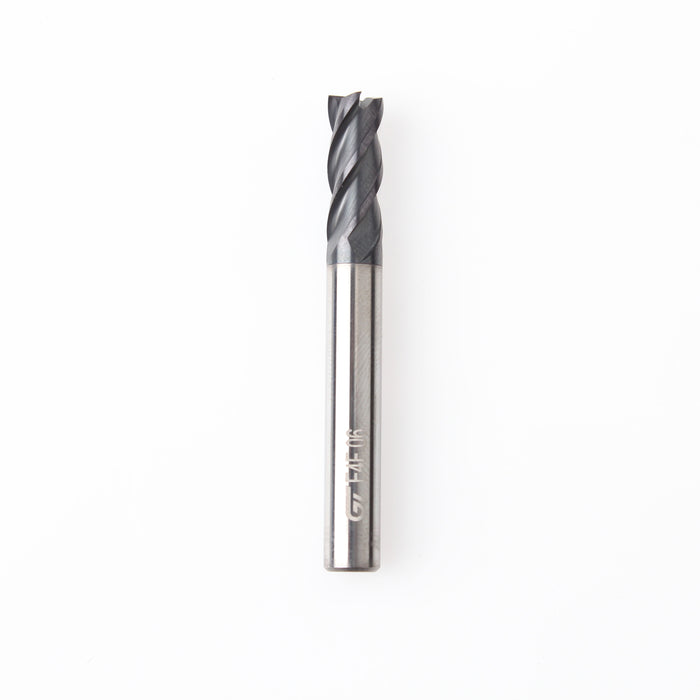 GTE Square End Mill 4 Flute Long Shank (55HRC)