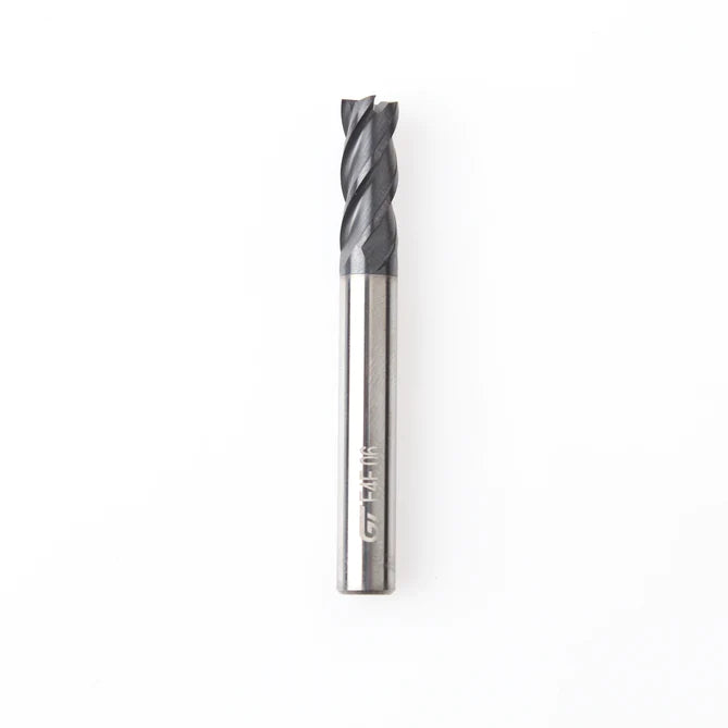 GTE Corner Radius End Mill 4 Flute (55HRC Long Shank)